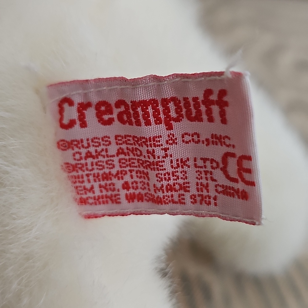 Vintage Russ Berrie Mama & Baby Bear "Creampuff" - Picture 9 of 12